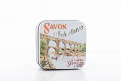 Sapun in cutie metalica, 100 g - Le Pont Du Gard