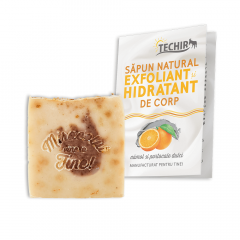 Sapun exfoliant si hidratant de corp