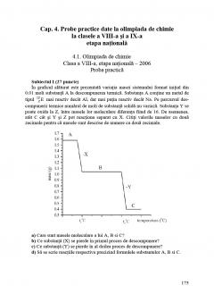 Chimie. Olimpiade si concursuri. Clasele a VII-a, a VIII-a, si a IX-a