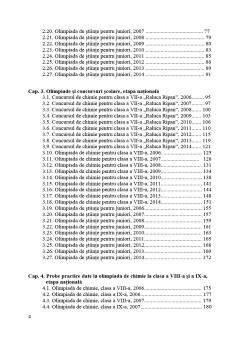 Chimie. Olimpiade si concursuri. Clasele a VII-a, a VIII-a, si a IX-a