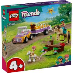 LEGO Friends - Remorca cu ponei si cal (42634)