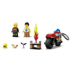 LEGO City - Motocicleta de pompieri (60410)
