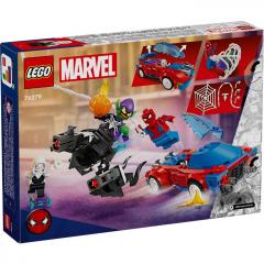 LEGO Marvel Super Heroes - Masina de curse a Omului Paianjen si Venom Green Goblin(76279)