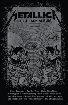 Poster - Metallica - The Black Album