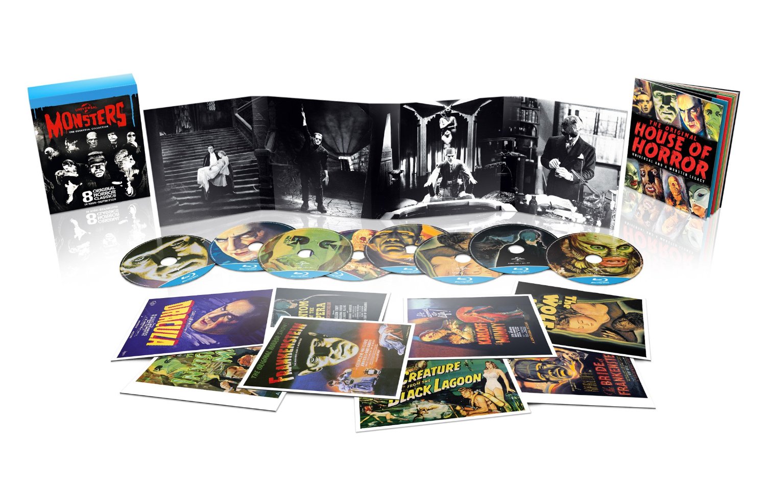 Universal Classic Monsters - The Essential Collection Blu Ray Disc