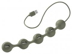 Hub USB cu 4 porturi - Lexon - Grey