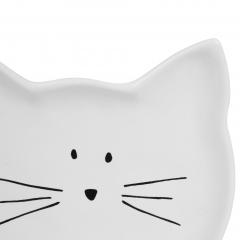 Farfurie in forma de pisica - GM Blanc Mermichel