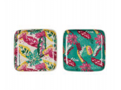 Farfurie patrata - Collection Estampe Vegetale - mai multe modele