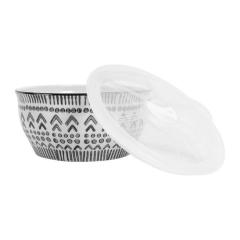 Bol pentru cereale cu capac - Nobi Noir M Individual