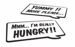 Set 2 suporturi de farfurie - Speak Up!