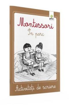In parc - Activitati de scriere Montessori 