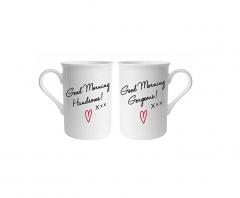 Set 2 cani haioase pentru EA si EL - Good Morning Gorgeous Good Morning Handsome Mugs