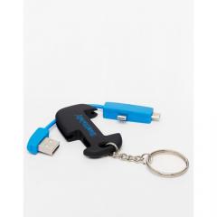 Breloc incarcator usb cu cablu NPW
