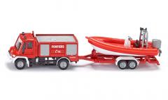 Jucarie - Fire engine with boat