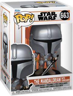 Figurina - Pop! - Star Wars - The Mandalorian with Darksaber