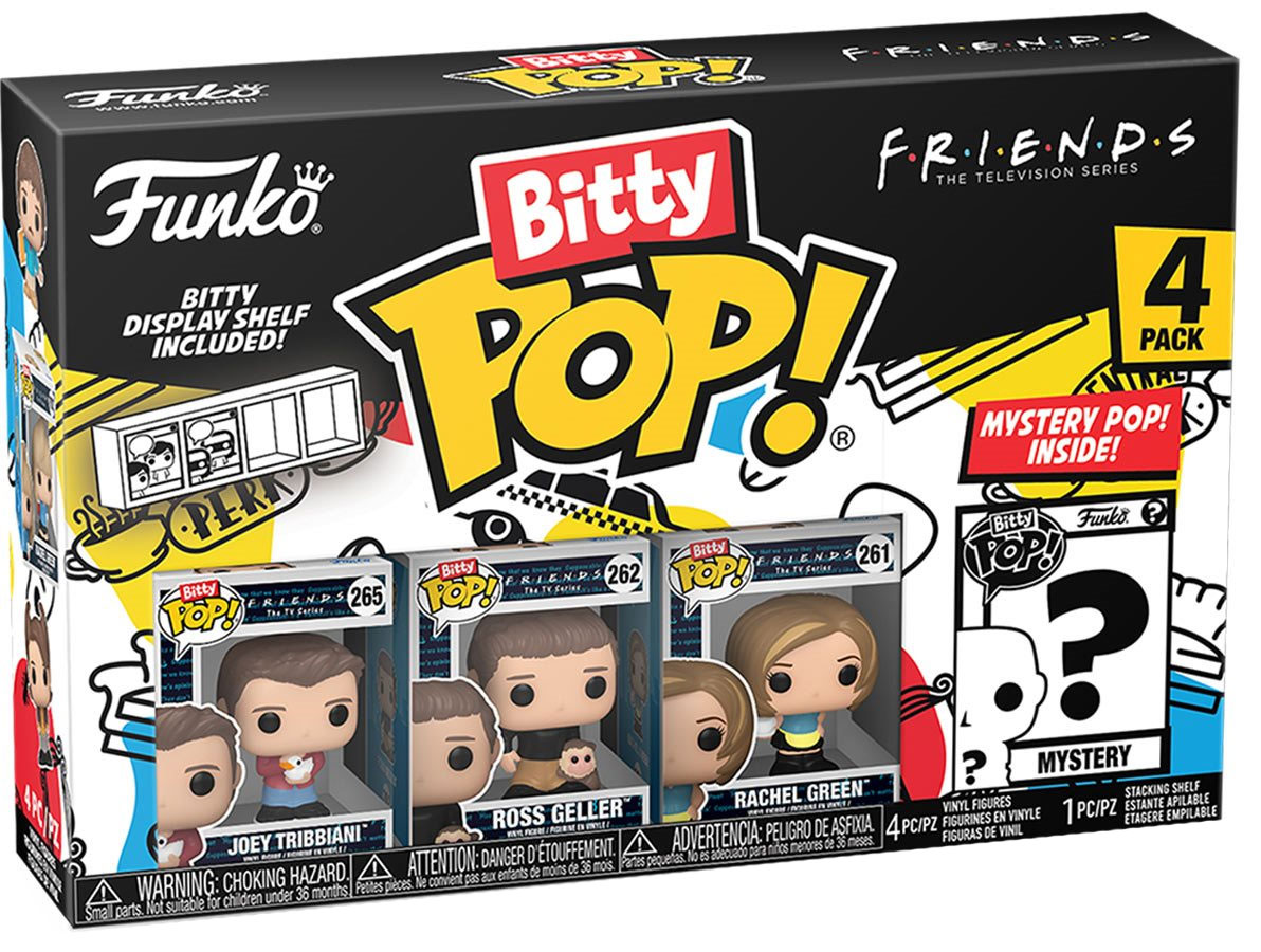 Set 4 figurine - Bitty Pop! Friends: Joey