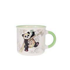 Ceasca - Kook - Panda, Portelan, 125 ml, Multicolor
