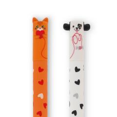 Set 2 pixuri - Erasable Pen - Kitty and Dog