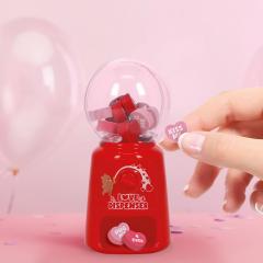 Set 15 radiere - Mini Eraser Dispenser - Love Dispenser