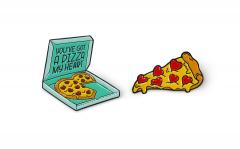 Set 2 insigne pin - Pin Your Style! - Pizza