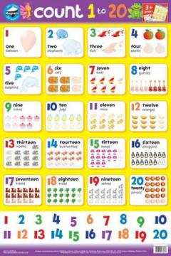 Count 1 to 20: Magnetic Wall Chart