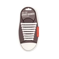 Benzi din silicon - White No-Tie Shoe Bands