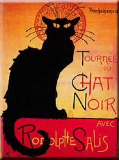 Magnet - Tournee du Chat Noir Cartexpo