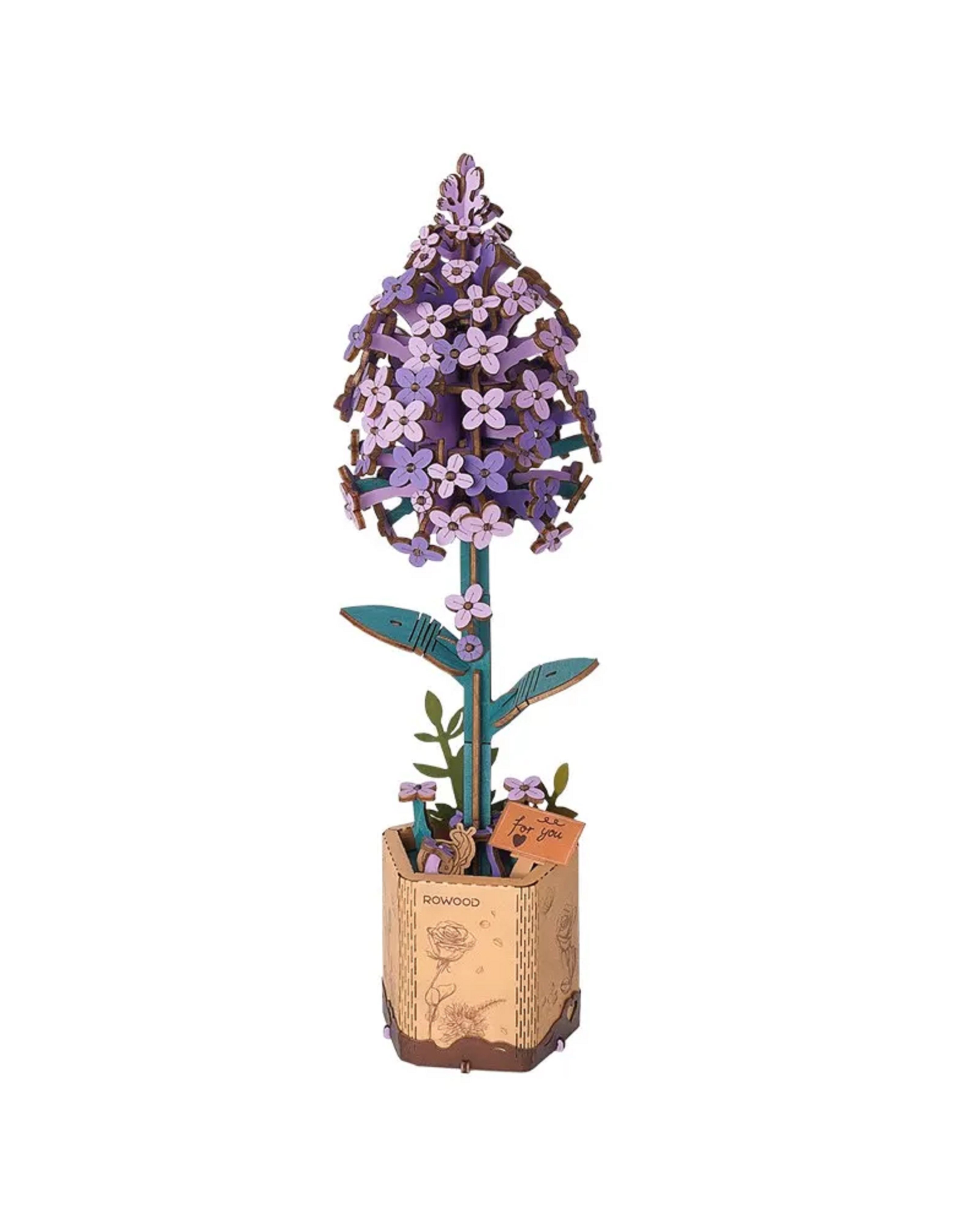 Puzzle 3D - Liliac - 154 piese