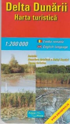 Harta turistica - Delta Dunarii