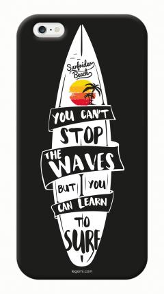 Carcasa Iphone 6/6s - You can't stop the waves but you can learn to surf