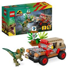 LEGO - Jurassic Park - Ambuscada dinozaurului Dilophosaurus -206 piese (76958)