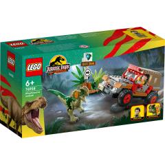 LEGO - Jurassic Park - Ambuscada dinozaurului Dilophosaurus -206 piese (76958)