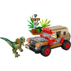 LEGO - Jurassic Park - Ambuscada dinozaurului Dilophosaurus -206 piese (76958)