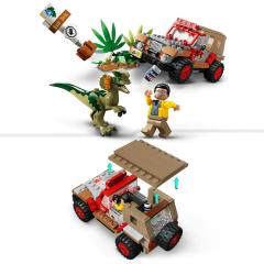 LEGO - Jurassic Park - Ambuscada dinozaurului Dilophosaurus -206 piese (76958)