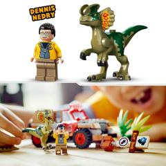 LEGO - Jurassic Park - Ambuscada dinozaurului Dilophosaurus -206 piese (76958)