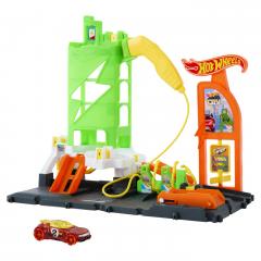 Set de joaca - Hot Wheels City - Benzinarie