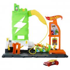 Set de joaca - Hot Wheels City - Benzinarie