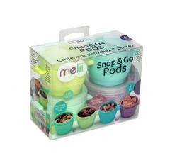 Set 4 recipiente de silicon - Snap and Go