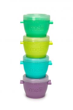 Set 4 recipiente de silicon - Snap and Go