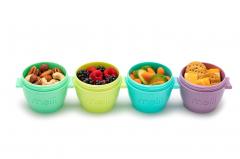 Set 4 recipiente de silicon - Snap and Go