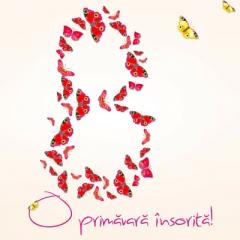 Felicitare 8 Martie Mink