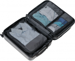 Set Gentii de Compresie - Troika Black Packing Cubes, 3 bucati