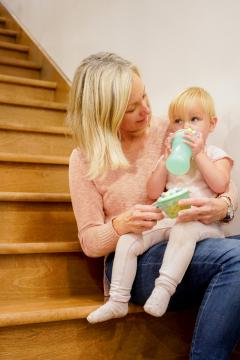 Cana cu pai pentru copii - Abacus Straw Sippy Cup, mint