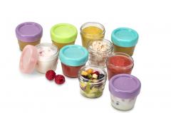 Set 12 recipiente pentru bebelusi - Melii, 118 ml