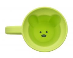 Set 2 cani pentru copii - Silicone Bear Mug, albastru si verde