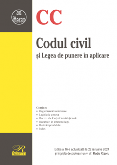 Coperta cărții Codul civil si Legea de punere in aplicare