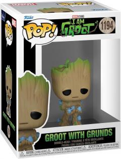 Figurina - Pop! Marvel - Guardians of the Galaxy - Groot With Grunds