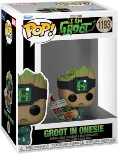 Figurina - Pop! - I Am Groot: Groot in Onesie (Bobble-Head)
