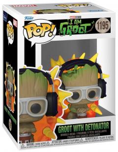 Figurina - Pop! Marvel - I Am Groot - Groot with Detonator