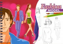 Fashion Model - Colouring Book